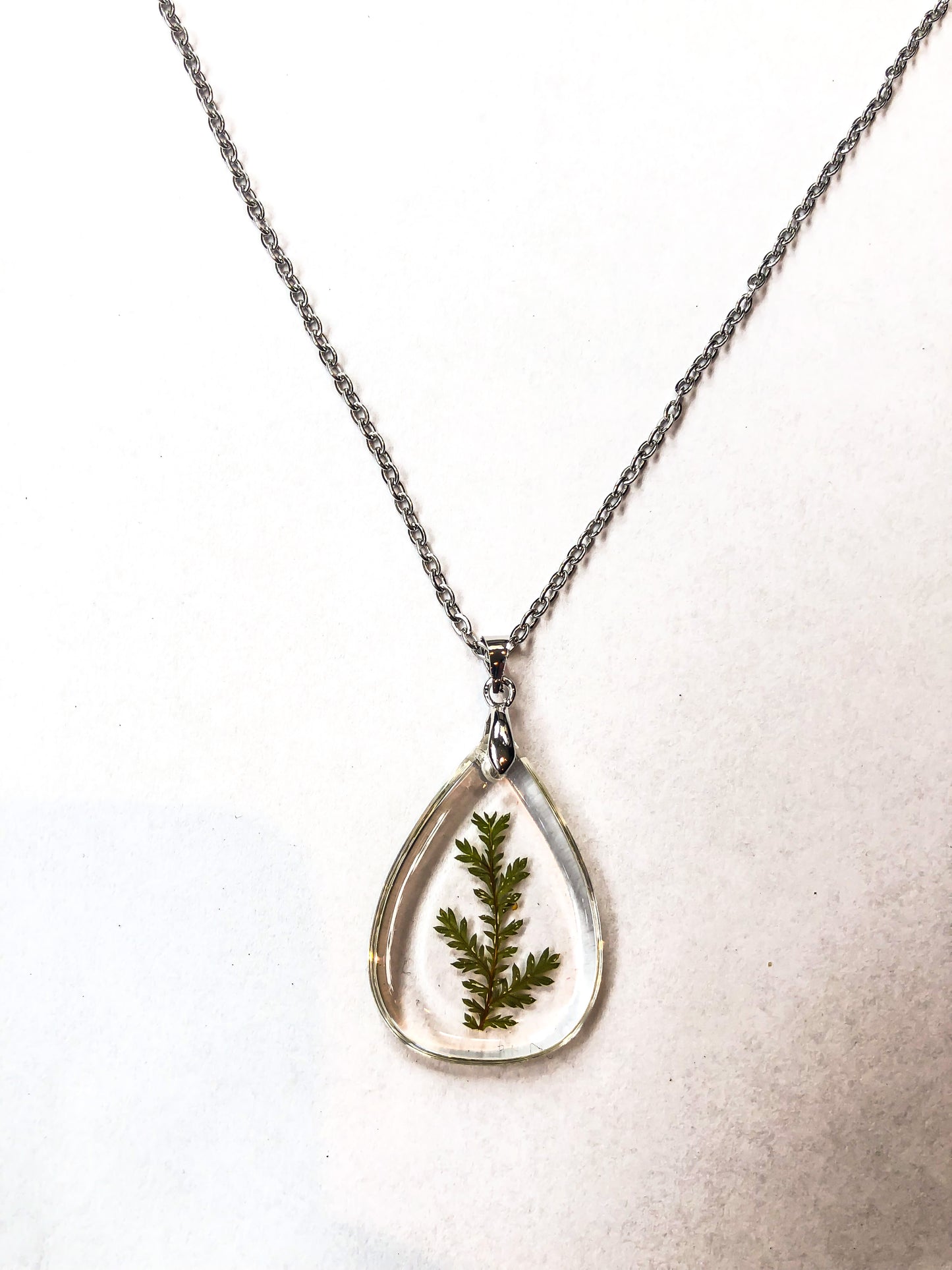 Pressed Leaf Necklace | Real Leaf