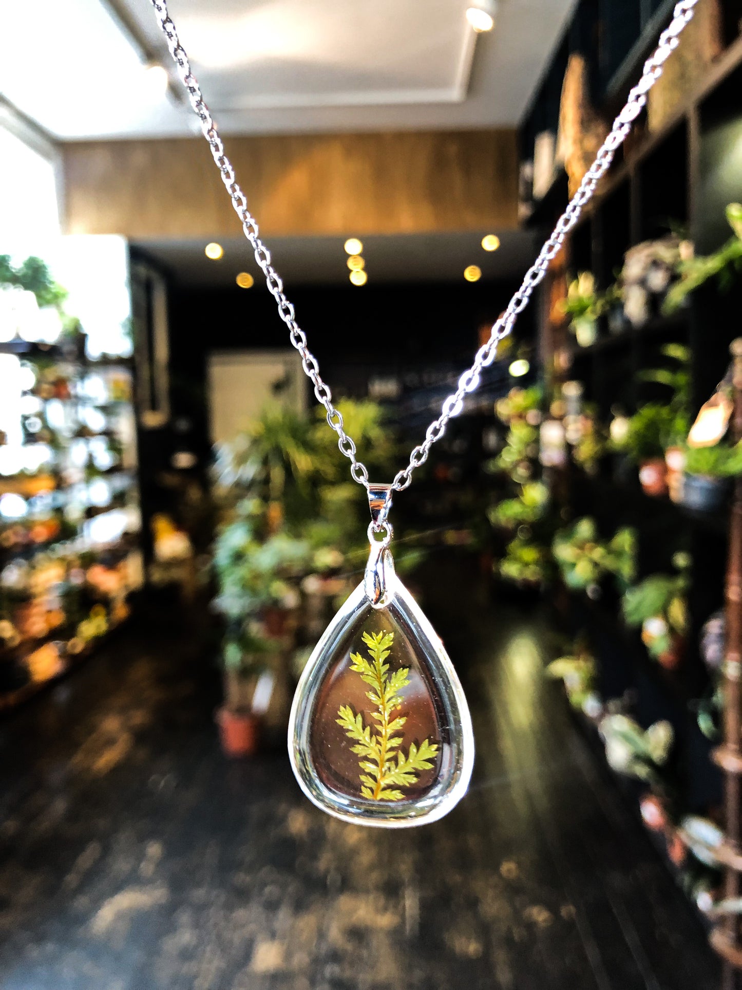 Pressed Leaf Necklace | Real Leaf