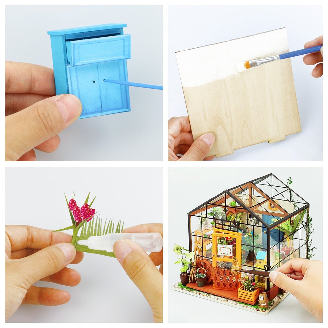 Cathy’s Flower House Miniature House - Avalon - Plants, Gifts & Antiques