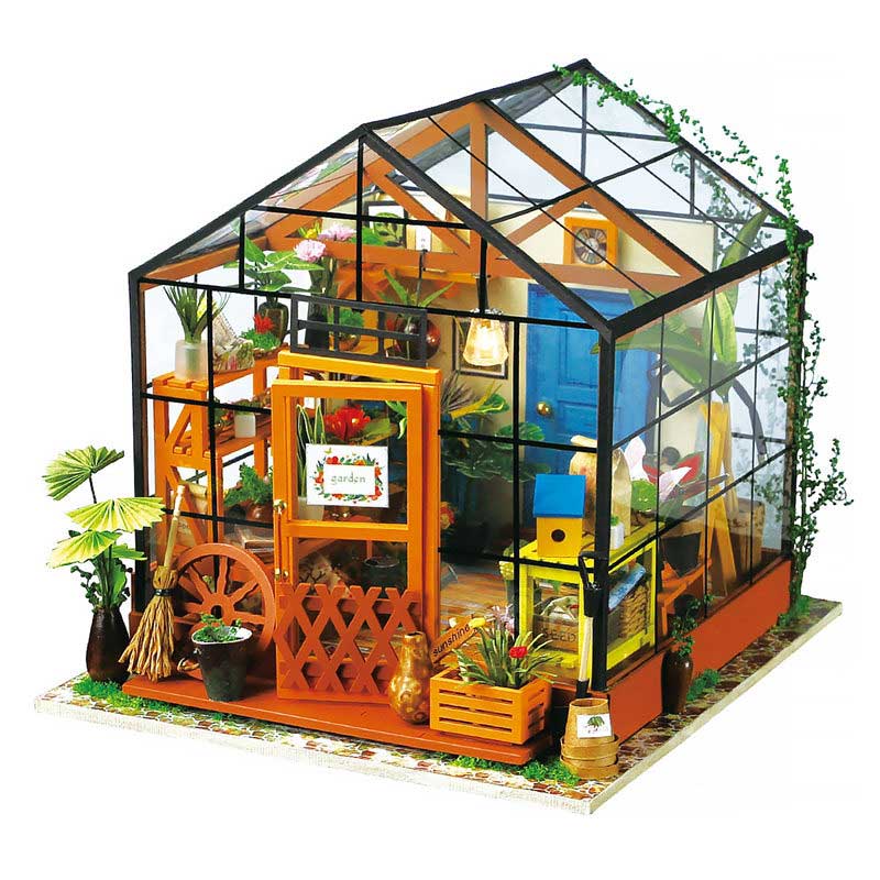 Cathy’s Flower House Miniature House - Avalon - Plants, Gifts & Antiques