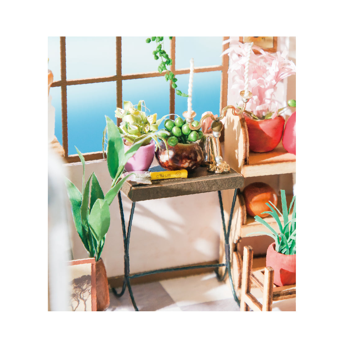 Emily’s Flower Shop/ Flowerist Green House - DIY Miniture House Kit - Avalon - Plants, Gifts & Antiques