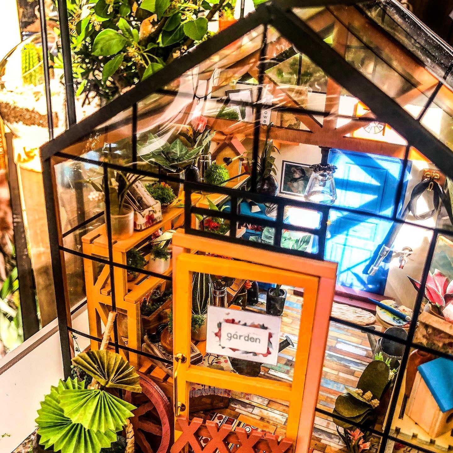 Cathy’s Flower House Miniature House - Avalon - Plants, Gifts & Antiques