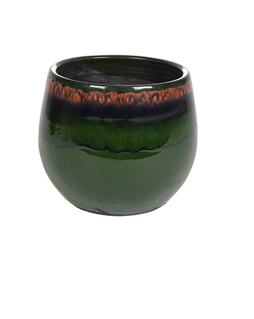 Pot Charlotte Green D15 H13