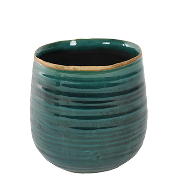 Pot Iris turquoise - 2 sizes