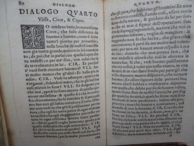 Giovambattista Gelli - La Circe - Italy - 1550 - Avalon - Plants, Gifts & Antiques