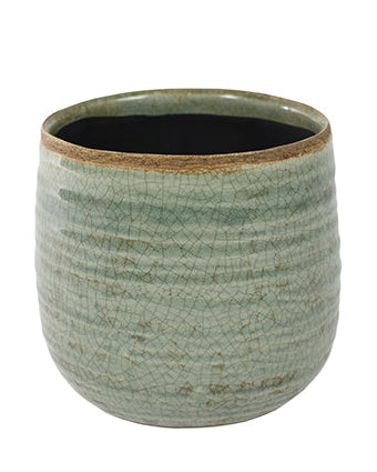 Iris Mint Plant Pot D15 H14 by TS Collection