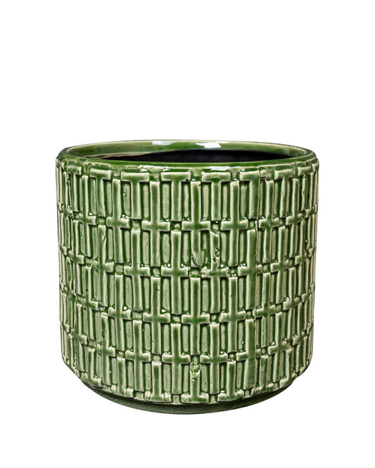 Floor Green Plant Pot D17 H15 by TS Collection