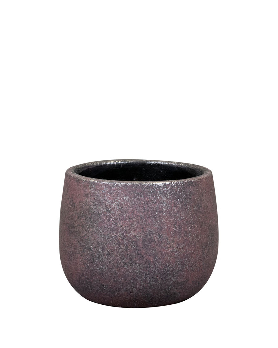Jules Shiny Purple Plant Pot D12 H9 by TS Collection
