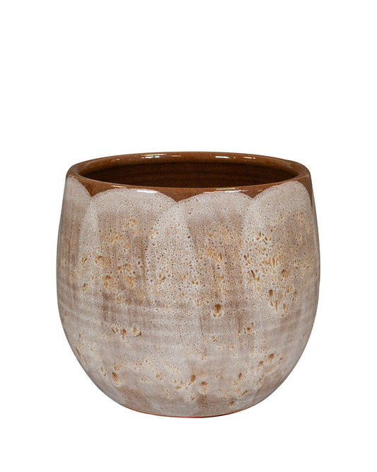 Suus Latte Plant Pot D15 H13 by TS Collection
