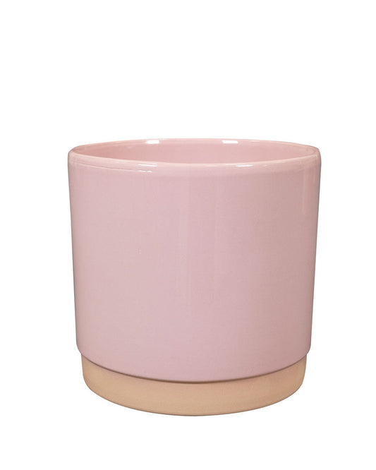 Saske Pastel Pink Plant Pot D16 H15 by TS Collection