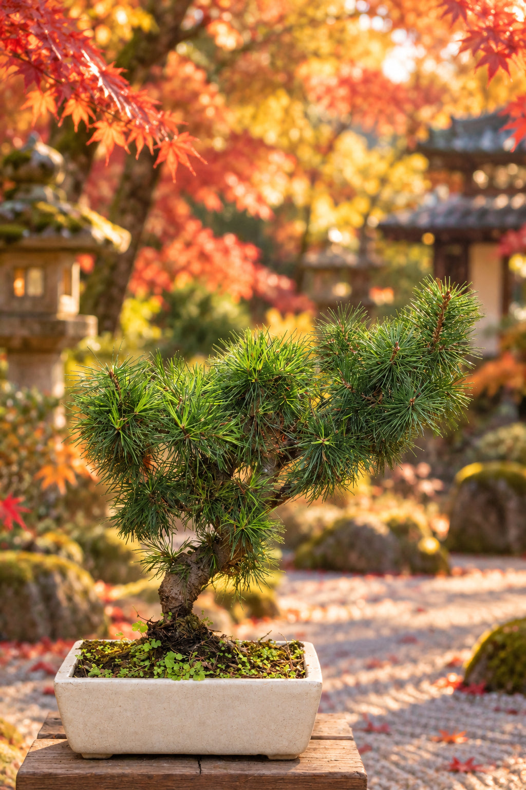 Japanese Black Pine Bonsai (Pinus thunbergii)