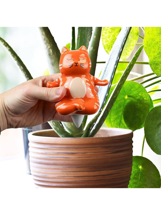 Yoga Cat Plant Waterer by Gift Republic