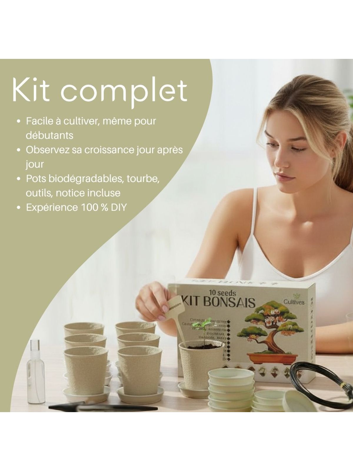 Cultivea Complete 10 Bonsai Growing Kit product image 7