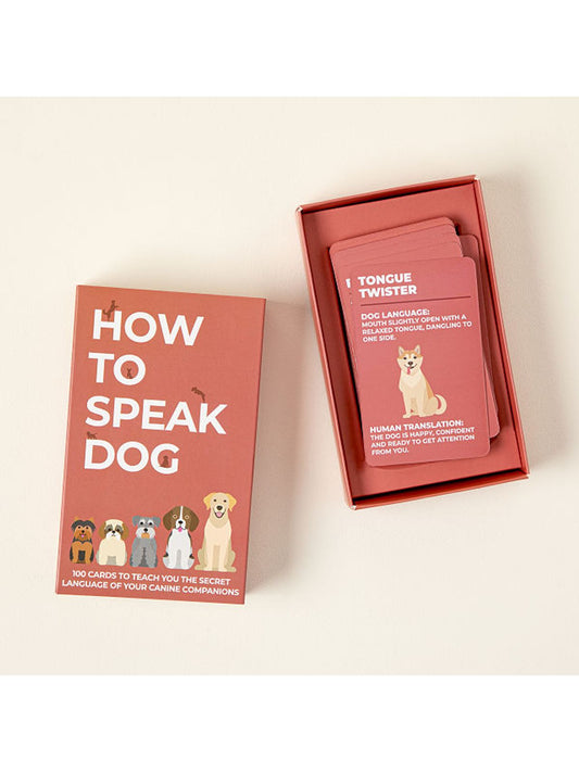 How to Speak Dog Card Set by Gift Republic