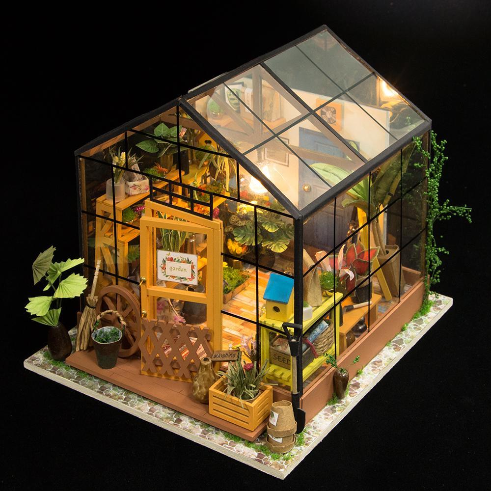 Cathy’s Flower House Miniature House - Avalon - Plants, Gifts & Antiques