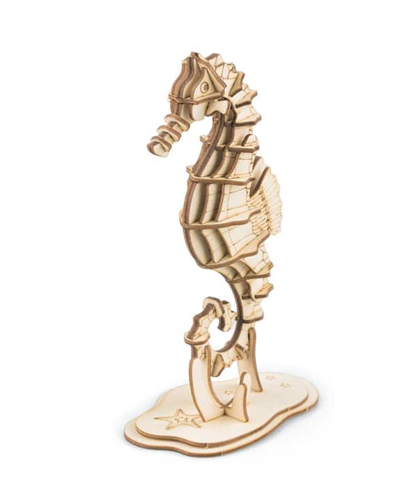 Sea Horse Animal Model 3D Wooden Puzzle - Avalon - Plants, Gifts & Antiques