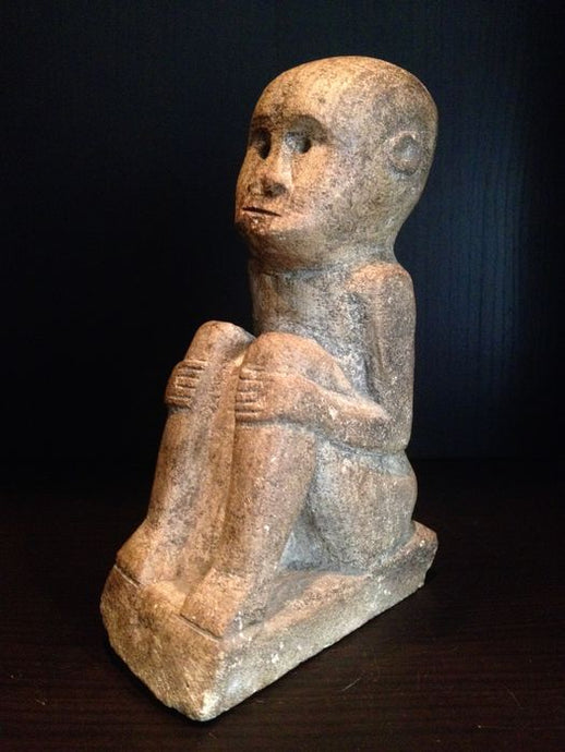 Male stone statue - Toba Batak - Sumatra, Indonesia - Late 19th Century - Avalon - Plants, Gifts & Antiques