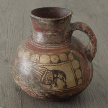 Load image into Gallery viewer, Indus Valley Terracotta jug with paintings of winged animals - height 15.5 cm - 3000-2000 B.C. - Avalon - Plants, Gifts &amp; Antiques
