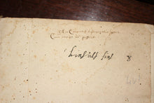 Cargar imagen en el visor de la galería, Manuscript; Universum logicam Aristoteles disputationes - science - 17th century - Avalon - Plants, Gifts &amp; Antiques
