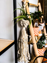 Load image into Gallery viewer, Macrame Air plant hanger - Avalon - Plants, Gifts &amp; Antiques
