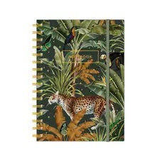 Mighty Jungle A6 wire notebook - Avalon - Plants, Gifts & Antiques